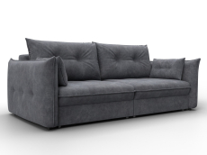 Диваны еврокнижки, Диван прямой Лига-100 НПБ, велюр BRUT