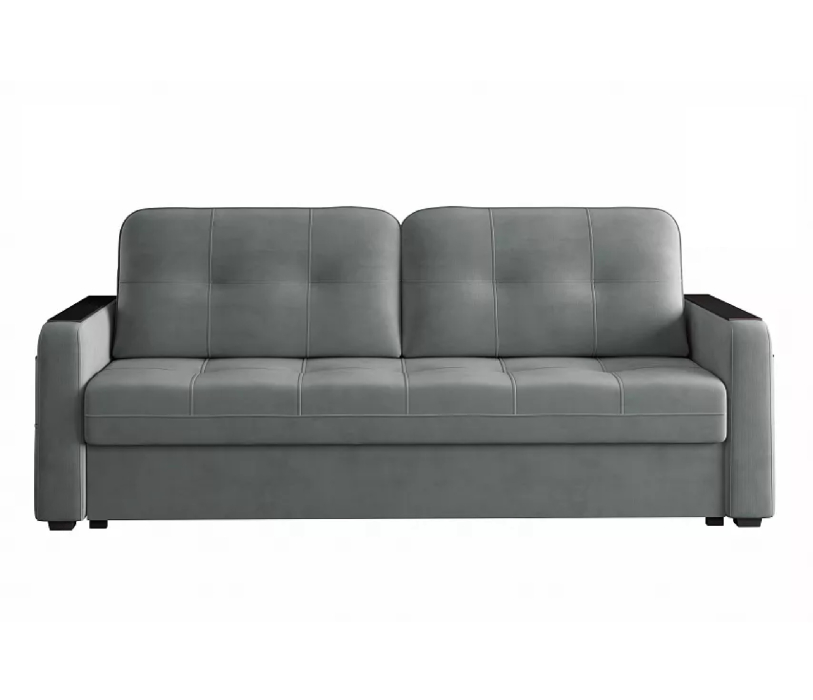 Диваны с ящиком для белья, Диван-кровать прямой Smart 3 Велюр