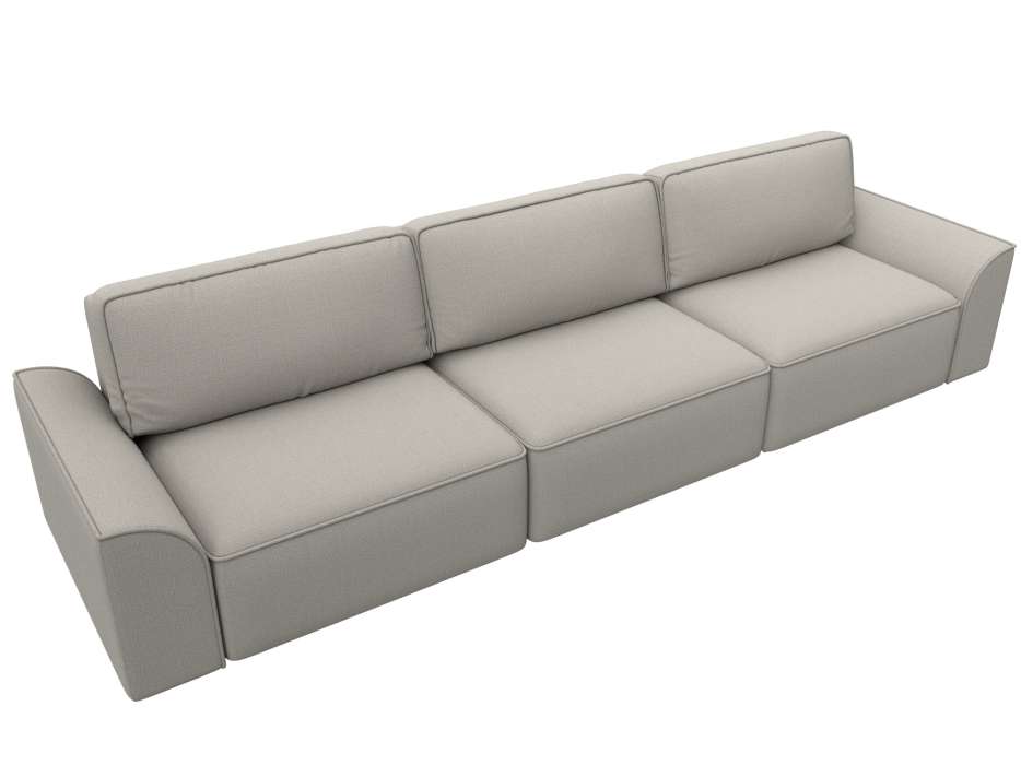 Диваны еврокнижки, Диван прямой Лига-048 НПБ Лонг, рогожка Амур