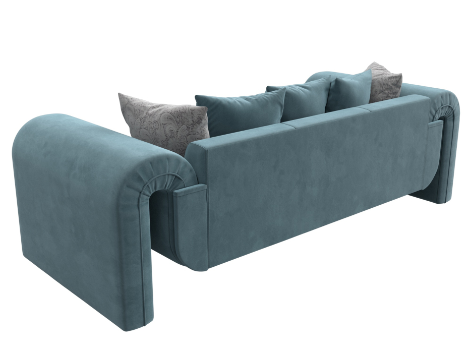 Диваны прямые кухонные, Диван прямой Волна, велюр