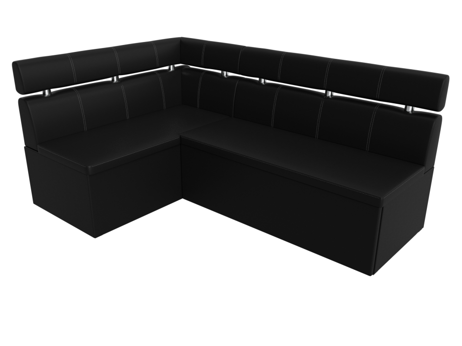 Диваны угловые кухонные, Кухонный угловой диван Классик левый угол, экокожа