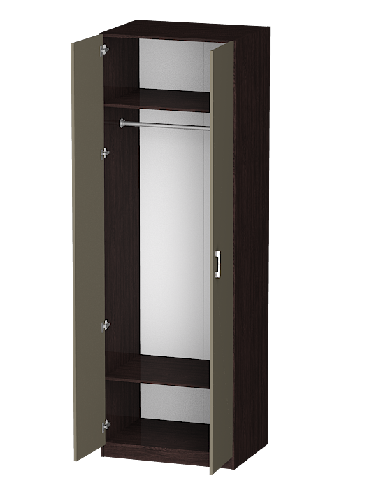 Для одежды, Распашной шкаф Лайф для одежды 80*60*240 Венге