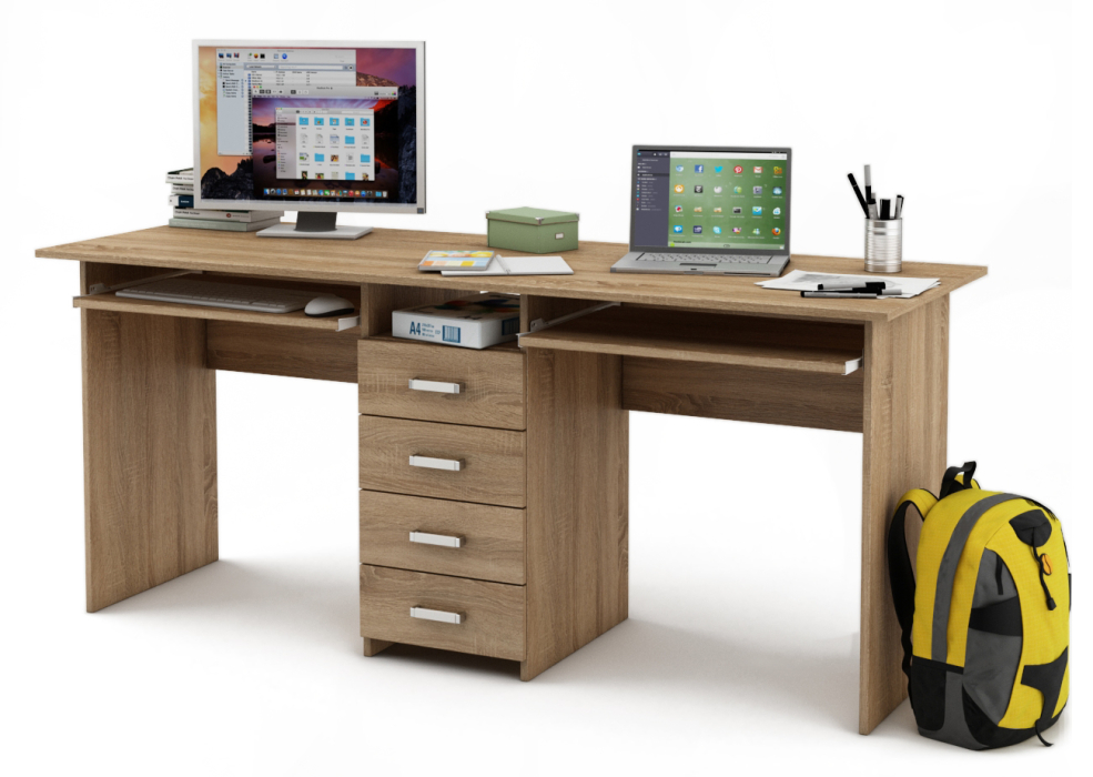 Прямые, Письменный стол Лайт-11К