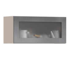 Роял, Роял шкаф навесной со стеклом 1 дв 80х36 см