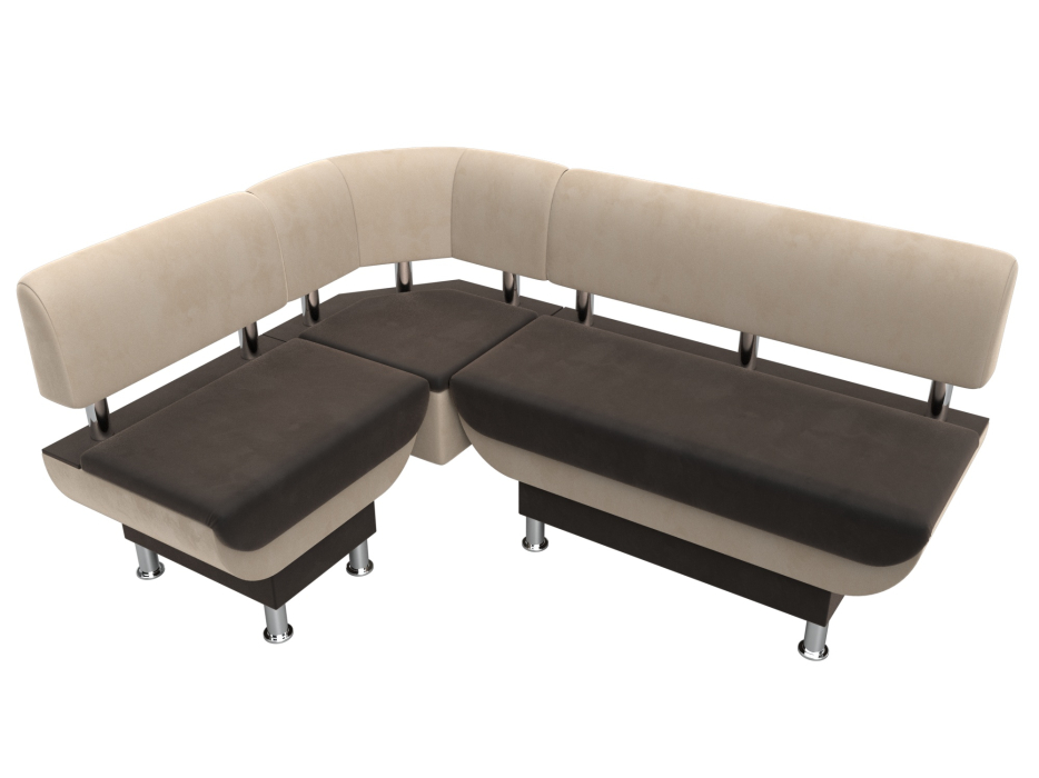 Кухонные уголки, Кухонный угловой диван Альфа левый угол, велюр