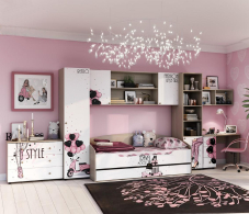 Детские комнаты, Модульная детская Мийа 3, композиция 2