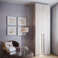 Шкафы распашные, Шкаф Бостон с антресолью 800