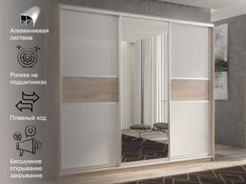 Шкаф-купе 3х дверный Кааппи 10 240х45