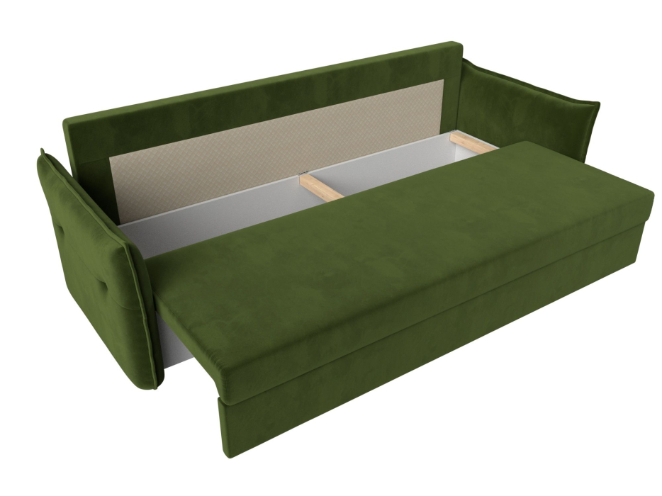 Диваны еврокнижки, Прямой диван Лига-004, Микровельвет