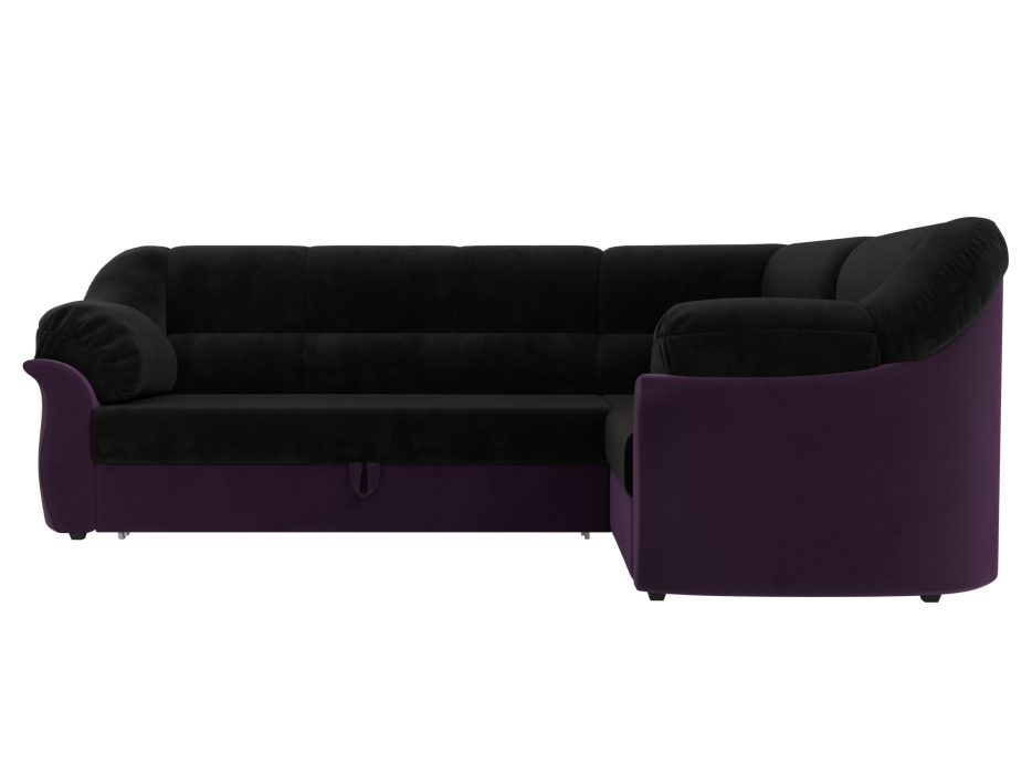Диваны угловые в гостиную, Диван угловой Карнелла правый угол, велюр