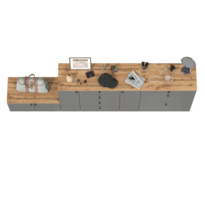 Прихожие, Комод с обувницей и тумбой Остин