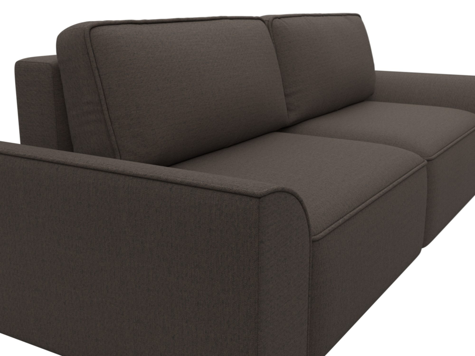 Диваны еврокнижки, Диван прямой Лига-048 НПБ, рогожка Амур