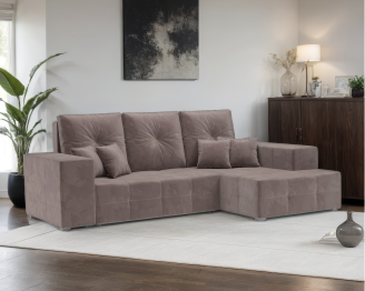 Диван угловой Монреаль Правый угол (Велюр)