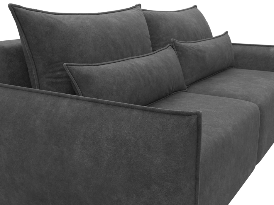 Диваны еврокнижки, Диван прямой Лига-051 НПБ, велюр BRUT