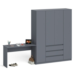 Стол письменный 1200 и шкаф-комод МШ1600 Мори