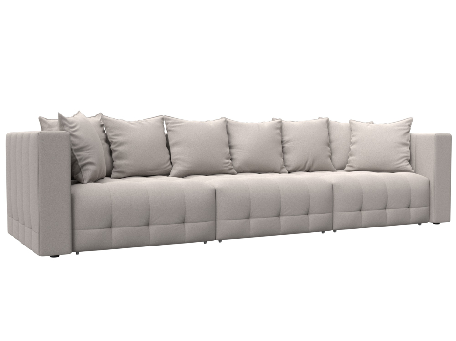 Дизайнерские диваны для гостиной, Диван прямой Лига-052 НПБ Лонг, замша JOLY