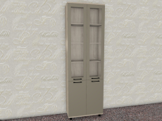 Шкафы двухстворчатые, Модульная система Грейс Шкаф ШК-5035  Гикори Джексон Светлый