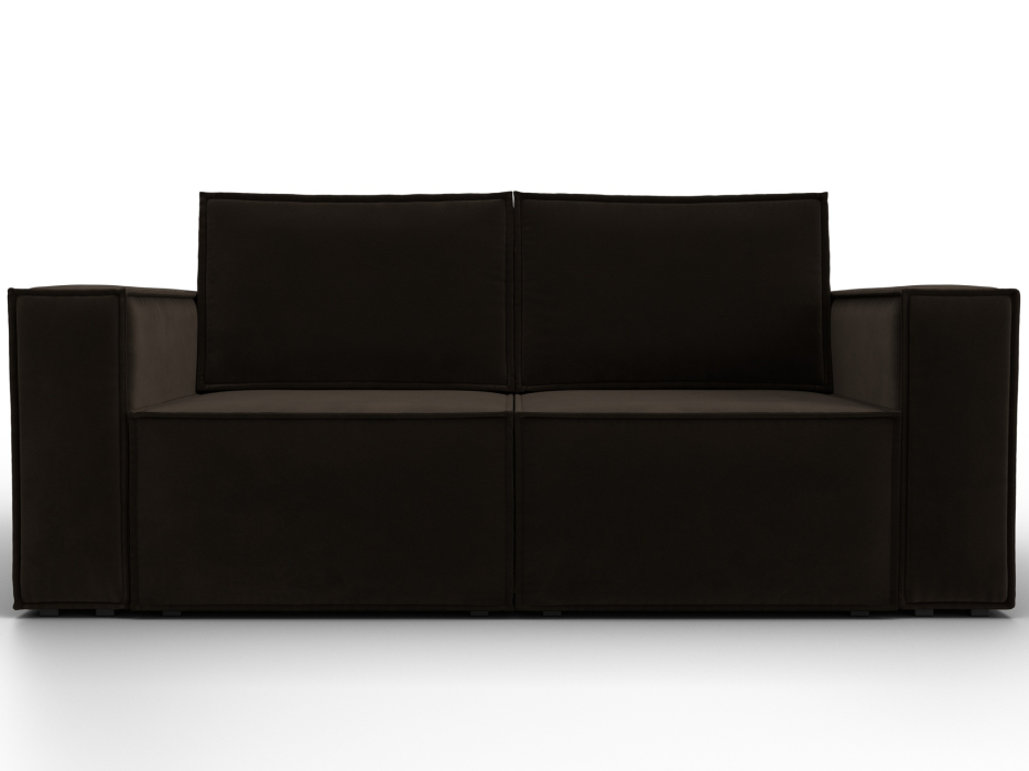 Диваны кровати со спальным местом, Диван прямой Куба мини, микровельвет