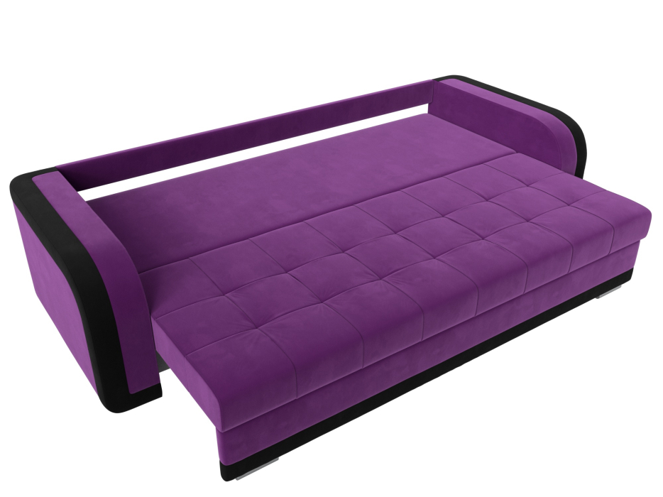 Диваны с ящиком для белья, Диван прямой Марсель, микровельвет