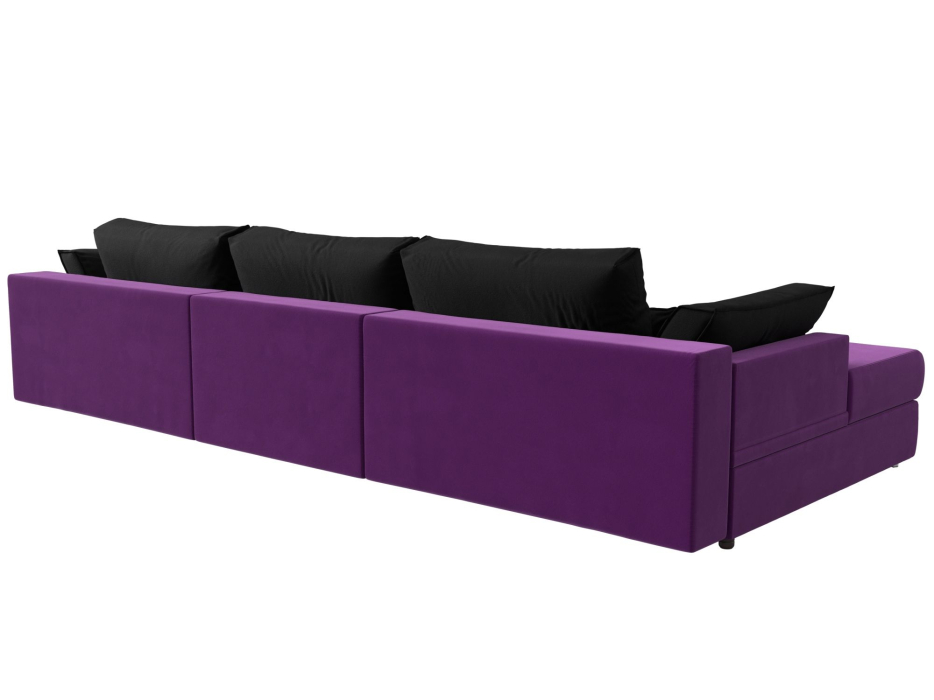 Диваны угловые в гостиную, Угловой диван Пекин Long угол левый, НПБ, микровельвет