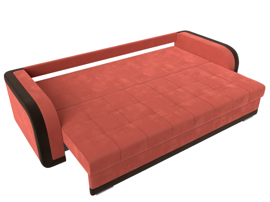 Диваны с ящиком для белья, Диван прямой Марсель, микровельвет