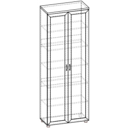 Шкаф распашной  ПРЕМЬЕР  2-х дверный 