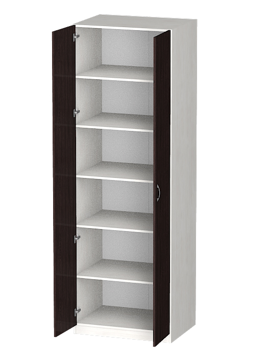 Для одежды, Распашной шкаф Лайф с полками 80*60*240 Северное дерево