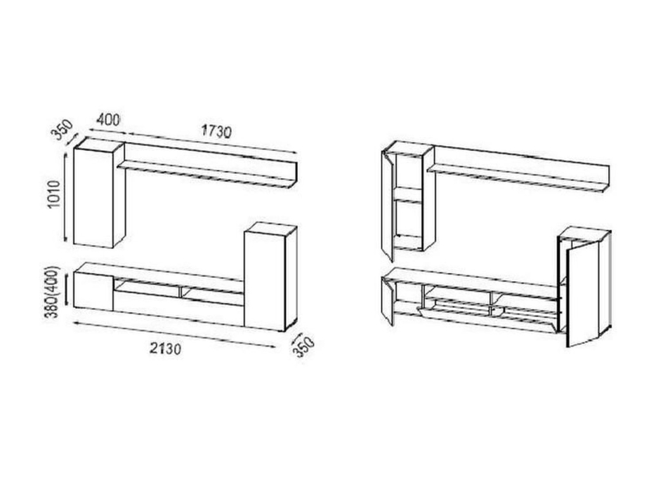 Стенки для гостиной, Прага-3 Стенка