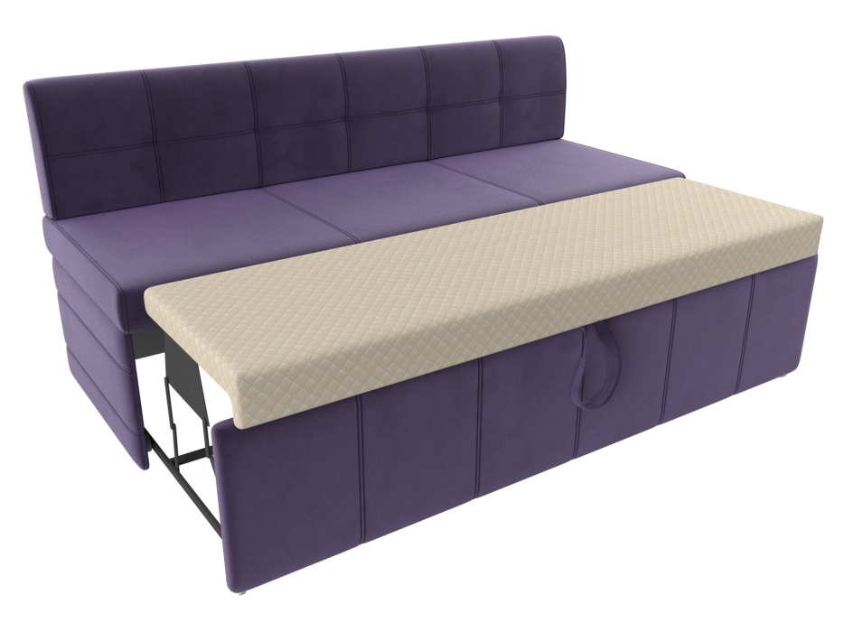 Диваны прямые кухонные, Кухонный прямой диван Лео, велюр