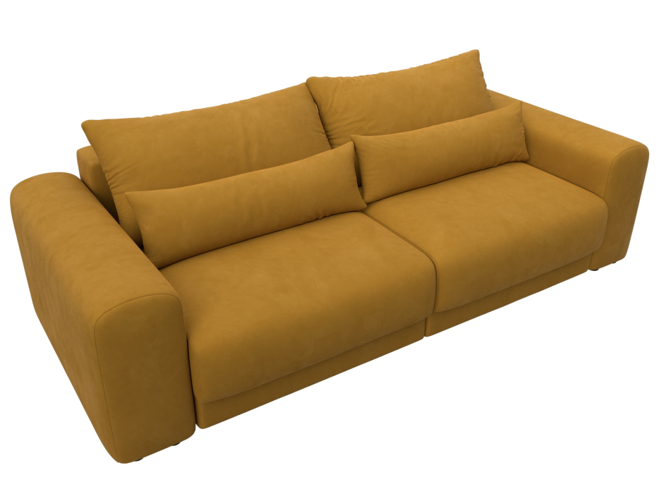 Диваны еврокнижки, Диван прямой Лига-056 НПБ, велюр BRUT