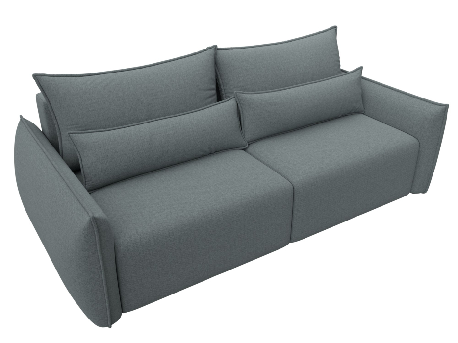 Диваны еврокнижки, Диван прямой Лига-051 НПБ, рогожка Амур