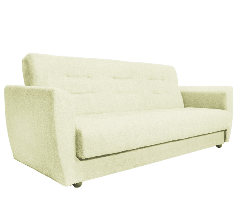 Диваны с ящиком для белья, Диван-кровать Лира, рогожка,120