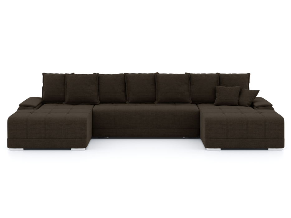 Диваны еврокнижки, Диван-кровать П-образный Нордвикс, рогожка Люкс