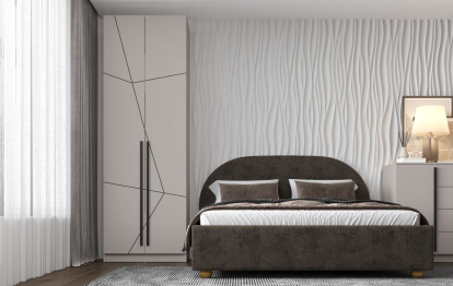 Шкаф для одежды 67.14 Брандо (2-х дв.) МДФ Геометрия