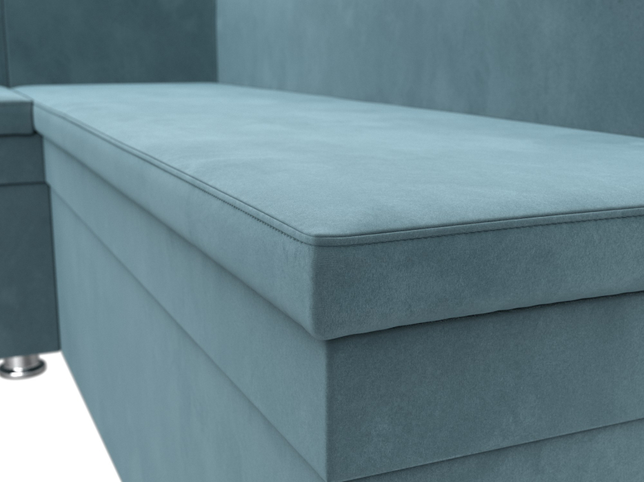 Диваны угловые кухонные, Диван кухонный угловой Уют левый угол, велюр