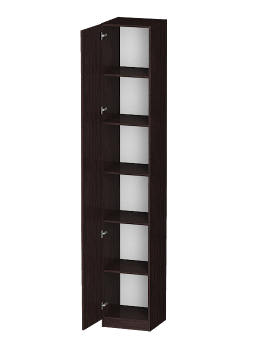 Для одежды, Распашной шкаф Лайф с полками 40*40*240 Венге