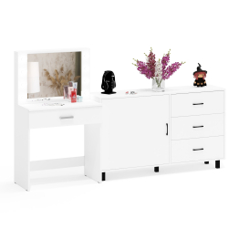 Комод ящики и дверка 122-1504 и туалетный столик с подсветкой СТ-4