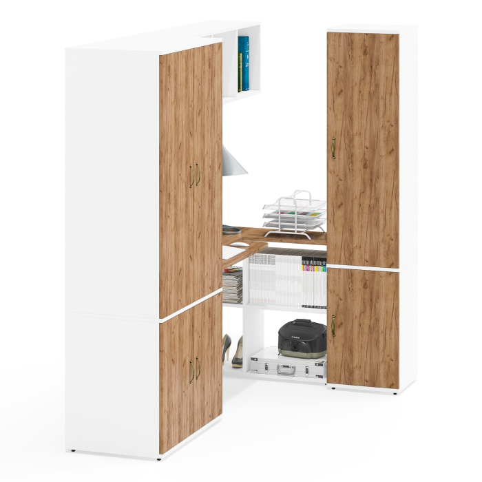 Домашние кабинеты, Корпусная мебель для уголка школьника Лидер-8 № 39