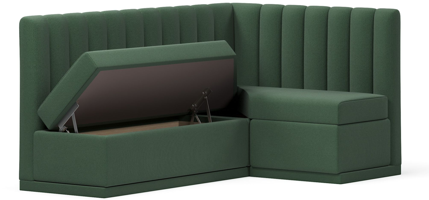 Диваны угловые, Кухонный угловой нераскладной диван Кафф, велюр