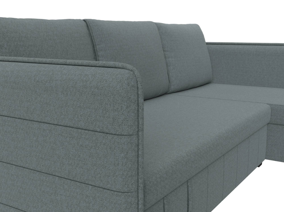 Диваны угловые в гостиную, Диван угловой Слим универсальный угол, рогожка Амур