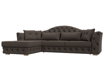 Диван угловой Артис левый угол, рогожка Амур