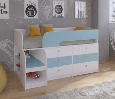 Кровати-чердаки, Кровать-чердак Астра 9 V3 Белый