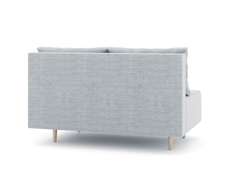 Дизайнерские диваны для гостиной, Диван прямой нераскладной Милли мини 2-х  местный без подлокотников, рогожка Люкс