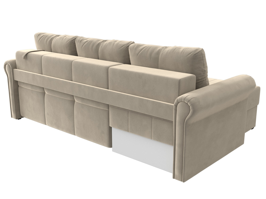 Диваны угловые в гостиную, Угловой диван Леон левый угол, микровельвет