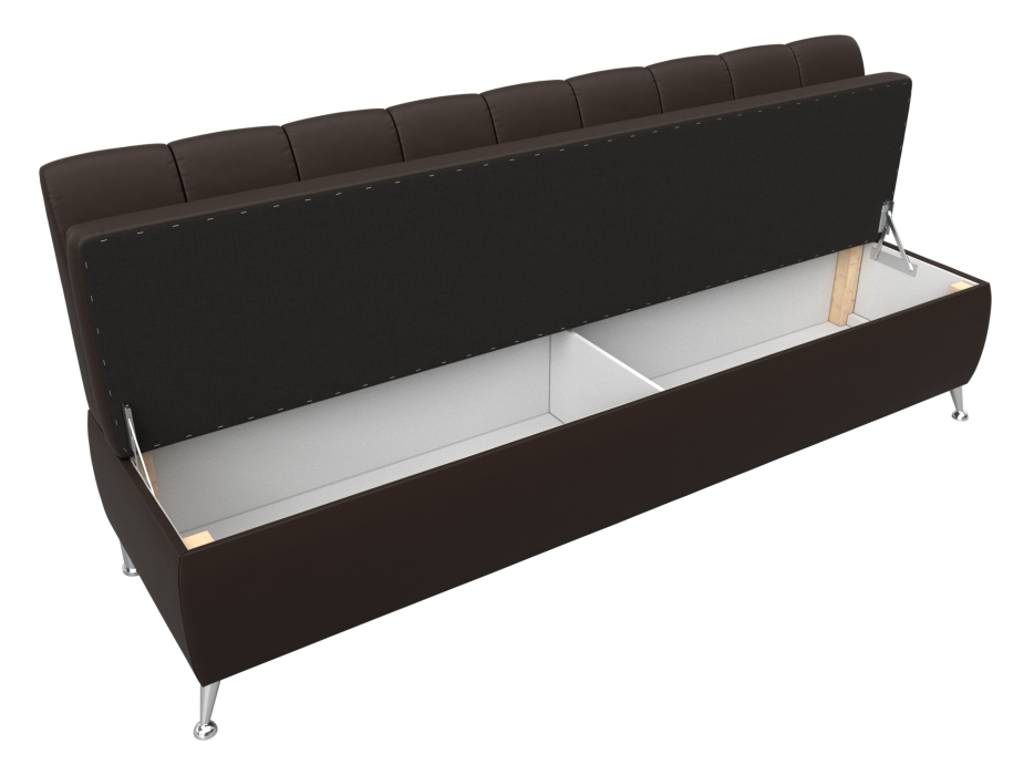 Диваны прямые кухонные, Диван кухонный прямой Кантри, экокожа