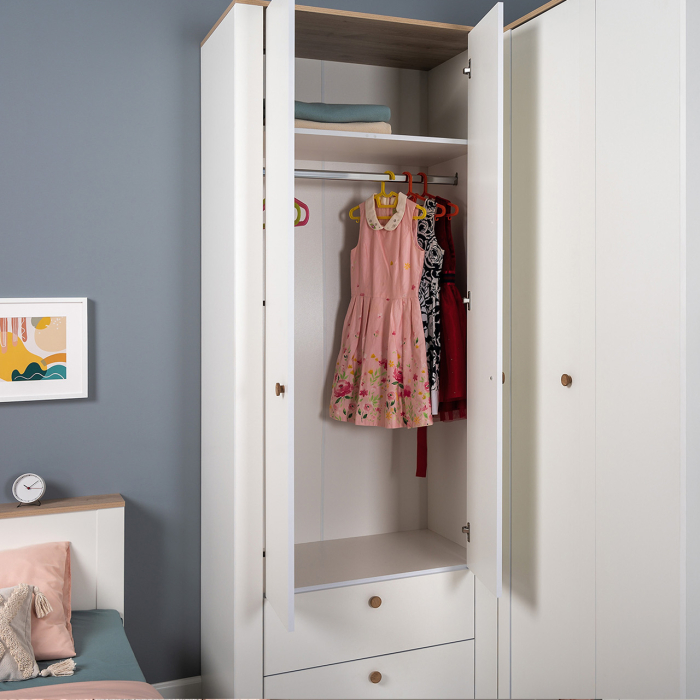 Для одежды, Шкаф для одежды с ящиками Джастин 13.339