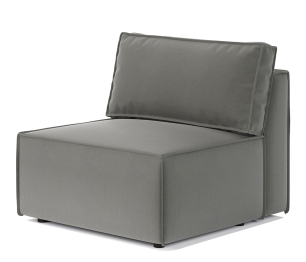 Угловой диван модульный Гамма 285х170х70 см, правый