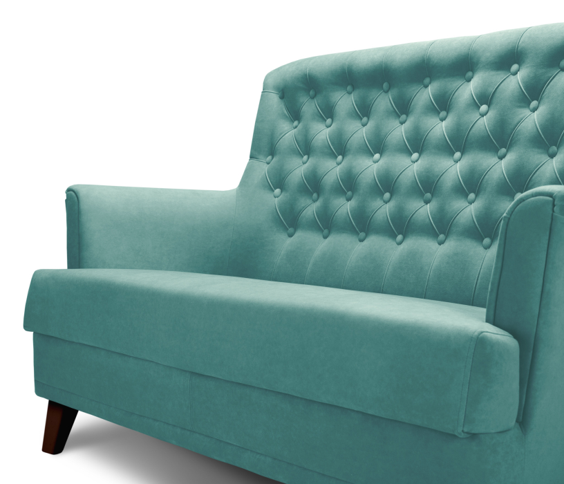 Диваны прямые кухонные, Диван прямой нераскладной Каприз, микровелюр