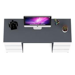 Компьютерный стол с двумя тумбами Мори МС-2