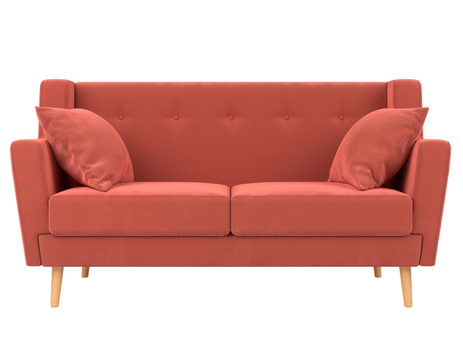 Диваны прямые кухонные, Прямой диван Брайтон 2, микровельвет